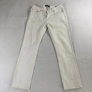 Slim Fit White Jeans Kenneth Cole Tag 32x30 Fits Like 32 X 29 Stretch Denim